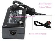 HP 463953-001 laptop ac adapter replacement (Input: AC 100-240V, Output: DC 18.5V 6.5A 120W)