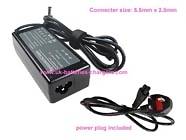 TOSHIBA PA-1650-21 laptop ac adapter replacement (Input: AC 100-240V, Output: DC 19V, 3.42A, Power: 65W)
