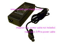 TOSHIBA Satellite A25 Series laptop ac adapter replacement (Input: AC 100-240V, Output: DC 15V, 8A; Power: 120W)