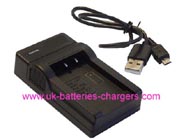Replacement PANASONIC HC-V110P-K camcorder battery charger