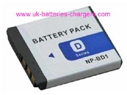 SONY NP-BD1 digital camera battery replacement (Li-ion 680mAh)