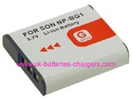 SONY HDR-GW55 digital camera battery replacement (Li-ion 1100mAh)