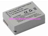 CANON NB-10LH digital camera battery replacement (li-ion 800mAh)