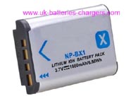 SONY NPBX1 digital camera battery replacement (Li-ion 1860mAh)