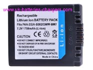 PANASONIC Lumix DMC-FZ5EB digital camera battery replacement (Li-ion 1700mAh)