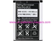 SONY ERICSSON K200i mobile phone (cell phone) battery replacement (Li-Polymer 900mAh)