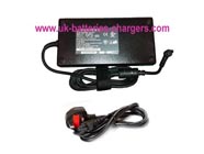 MSI GT70 laptop ac adapter replacement (Input: AC 100-240V, Output: DC 19V, 9.5A; 180W)