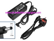 ACER Aspire 3 A315-22-40ac laptop ac adapter replacement (Input: AC 100-240V, Output: DC 19V, 2.37A, 45W; Connector size: 3.0mm * 1.1mm)