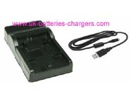 Replacement PANASONIC CGR-S006A/1B digital camera battery charger