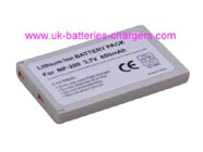 MINOLTA DiMAGE Xt digital camera battery replacement (Li-ion 850mAh)
