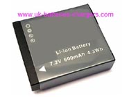 PANASONIC Lumix DMC-LX10 digital camera battery replacement (Li-ion 600mAh)