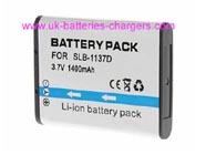 SAMSUNG SLB-1137D digital camera battery replacement (Li-ion 1400mAh)