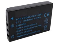 KODAK 1064062 digital camera battery replacement (Li-ion 1700mAh)